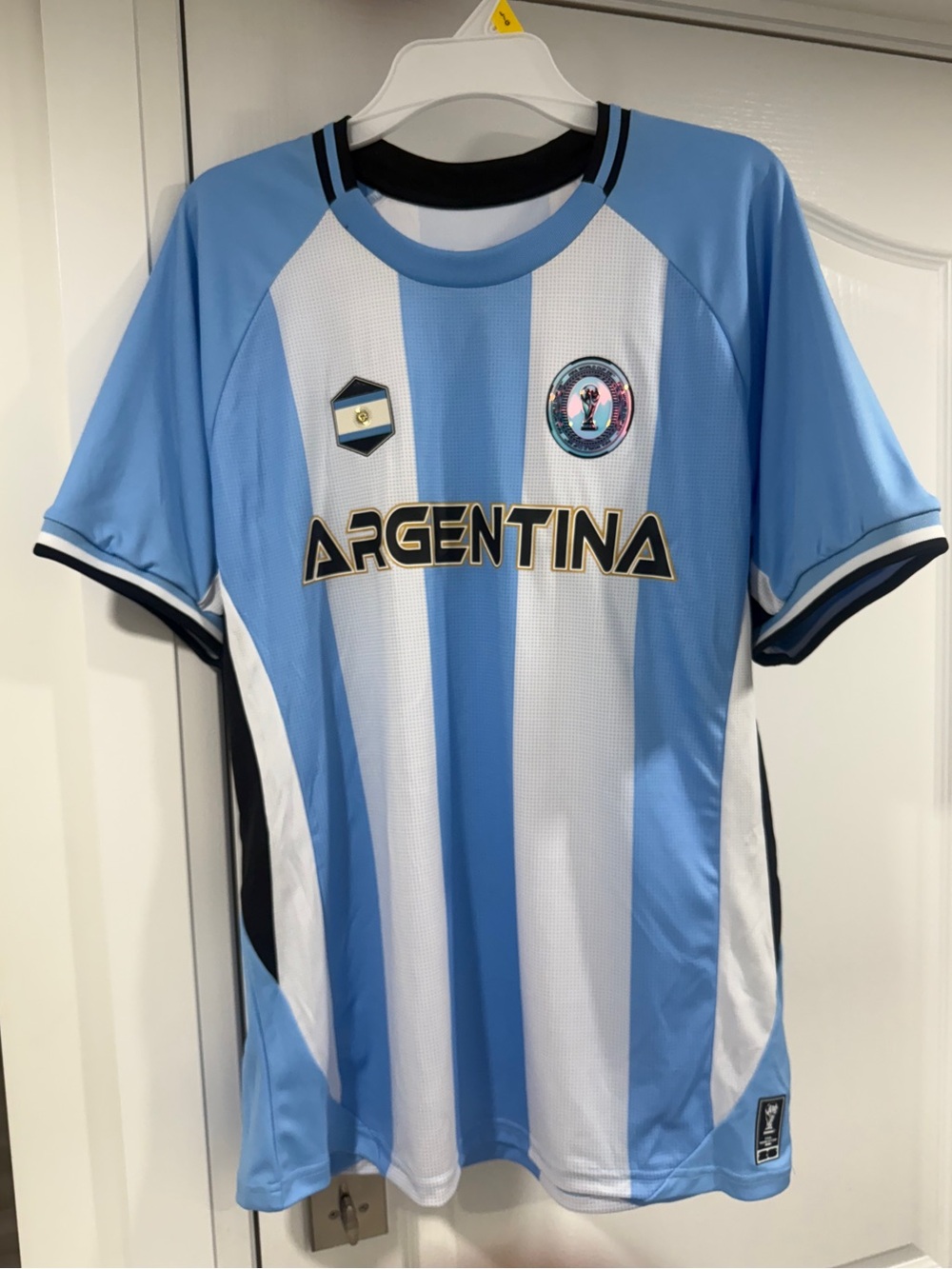 🇦🇷Argentina FIFA World Cup 2026 Licensed Soccer Jersey Blue White Size Large